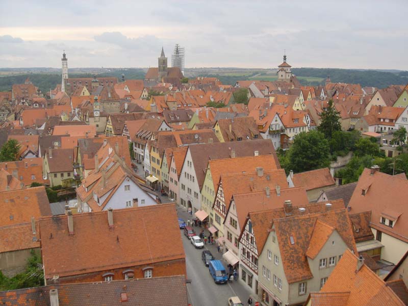 Rothenburg rooftops