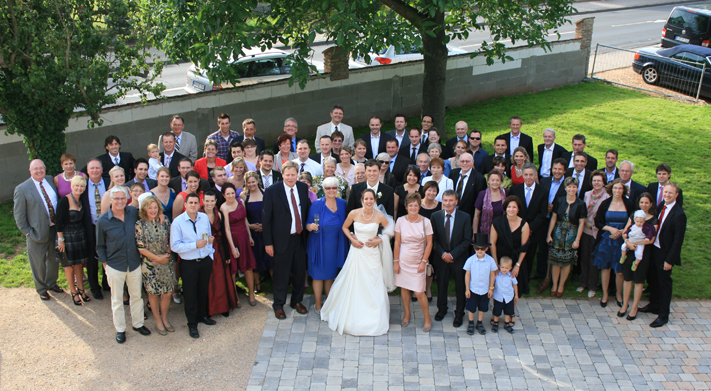 Reception group photo