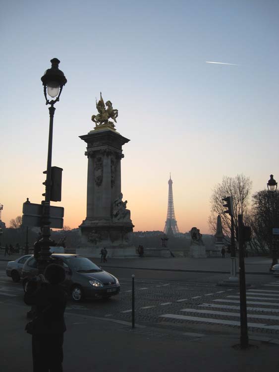 Paris sunset