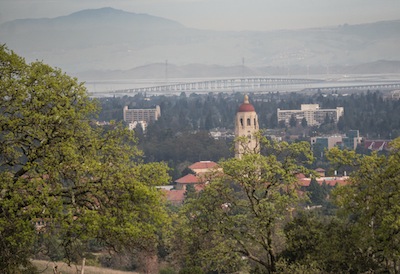 Stanford from the hills