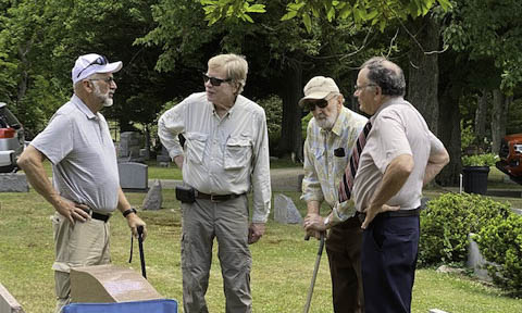 Graveside gathering