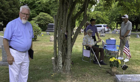 Graveside gathering