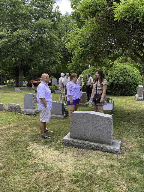 Graveside gathering