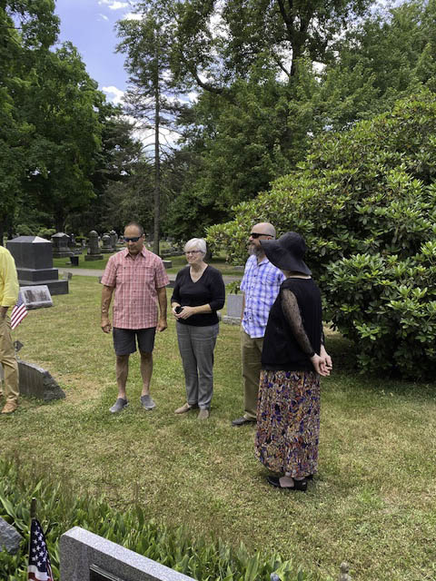 Graveside gathering