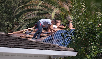 solar panel installation