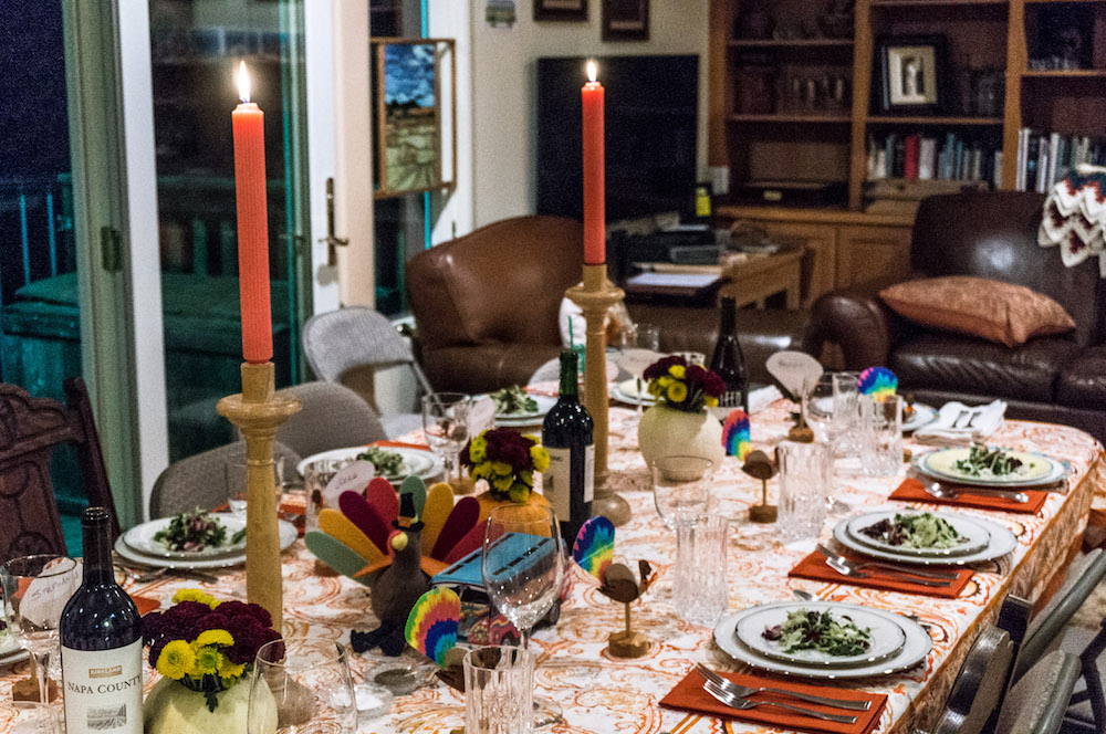 Thanksgiving table